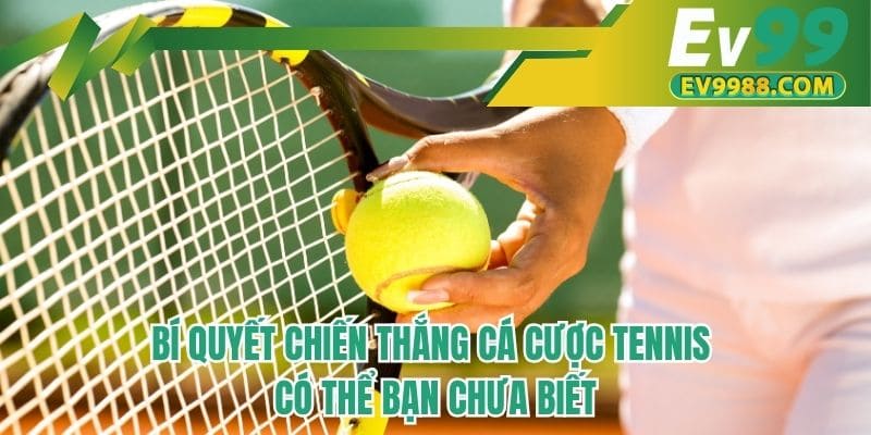 Bí quyết chiến thắng cá cược tennis có thể bạn chưa biết